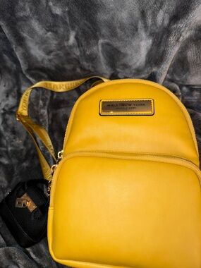 Marc New York Yellow Mini Backpack with Front Pocket *nwot
